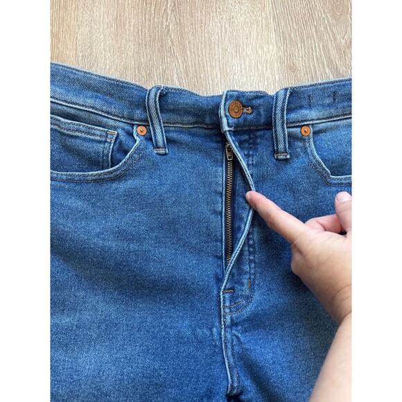 Madewell 10" High-Rise Skinny Jeans In Eardly Wash Size 29 Tall - Picture 5 of 9